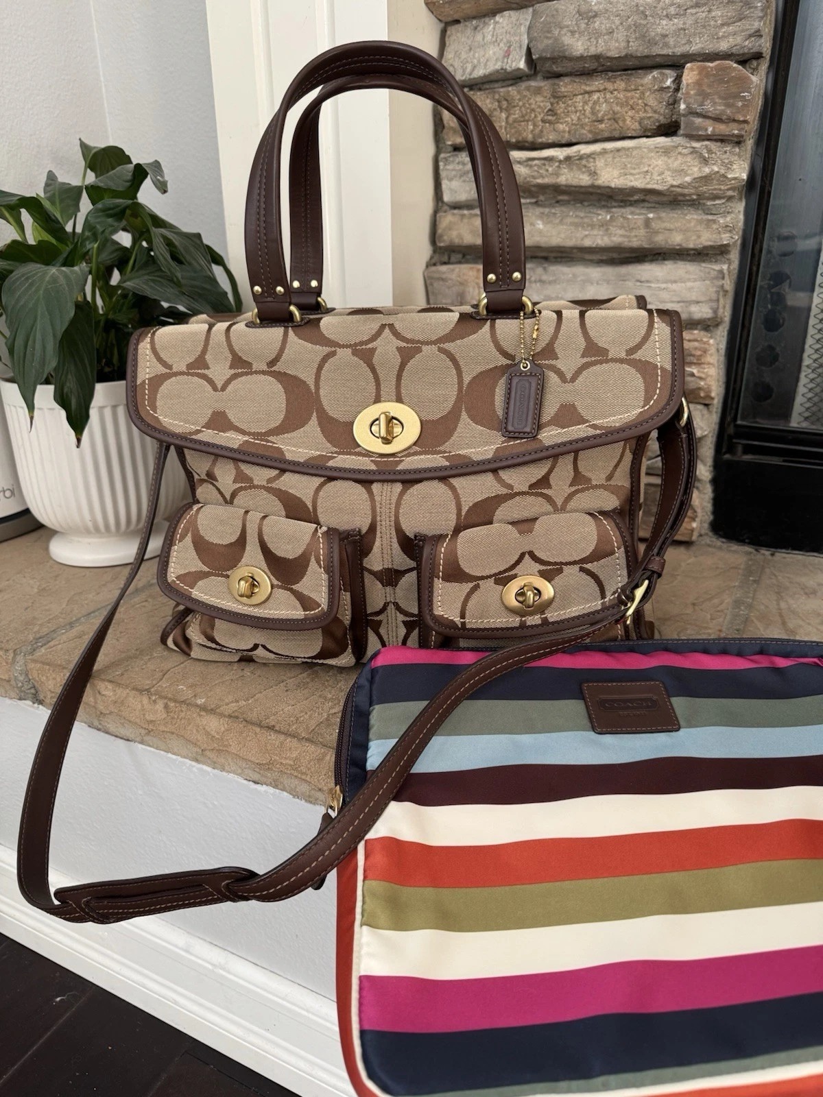 COACH RARE 2008 Anniversary Legacy  thumbnail 3