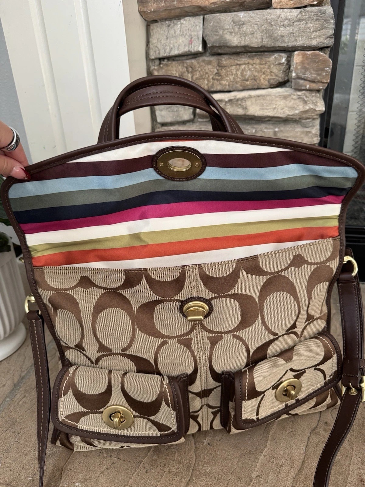 COACH RARE 2008 Anniversary Legacy  thumbnail 7