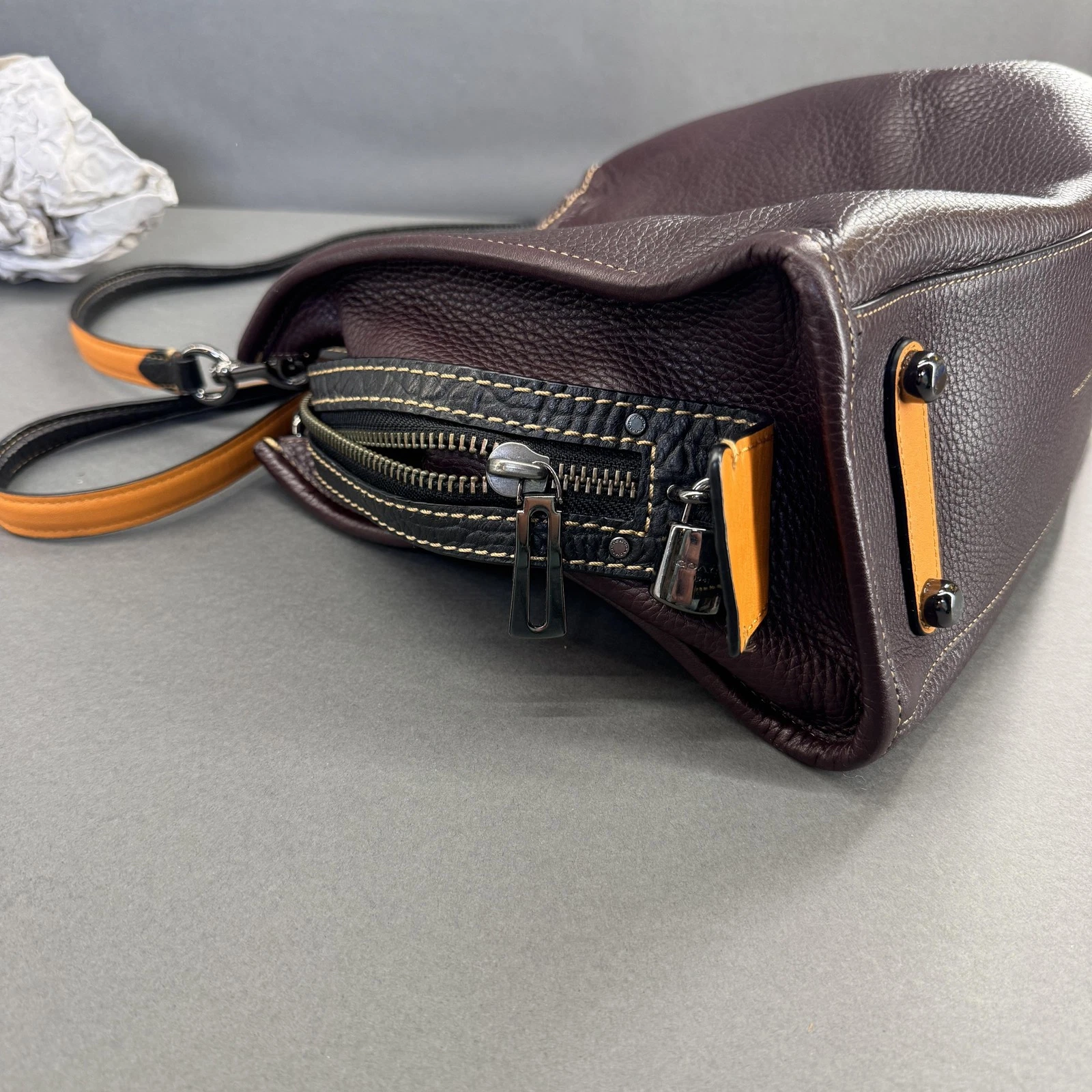 Coach Rogue 31 Satchel Bag Womens Size Oxblood Black Shoulder First Generation thumbnail 8