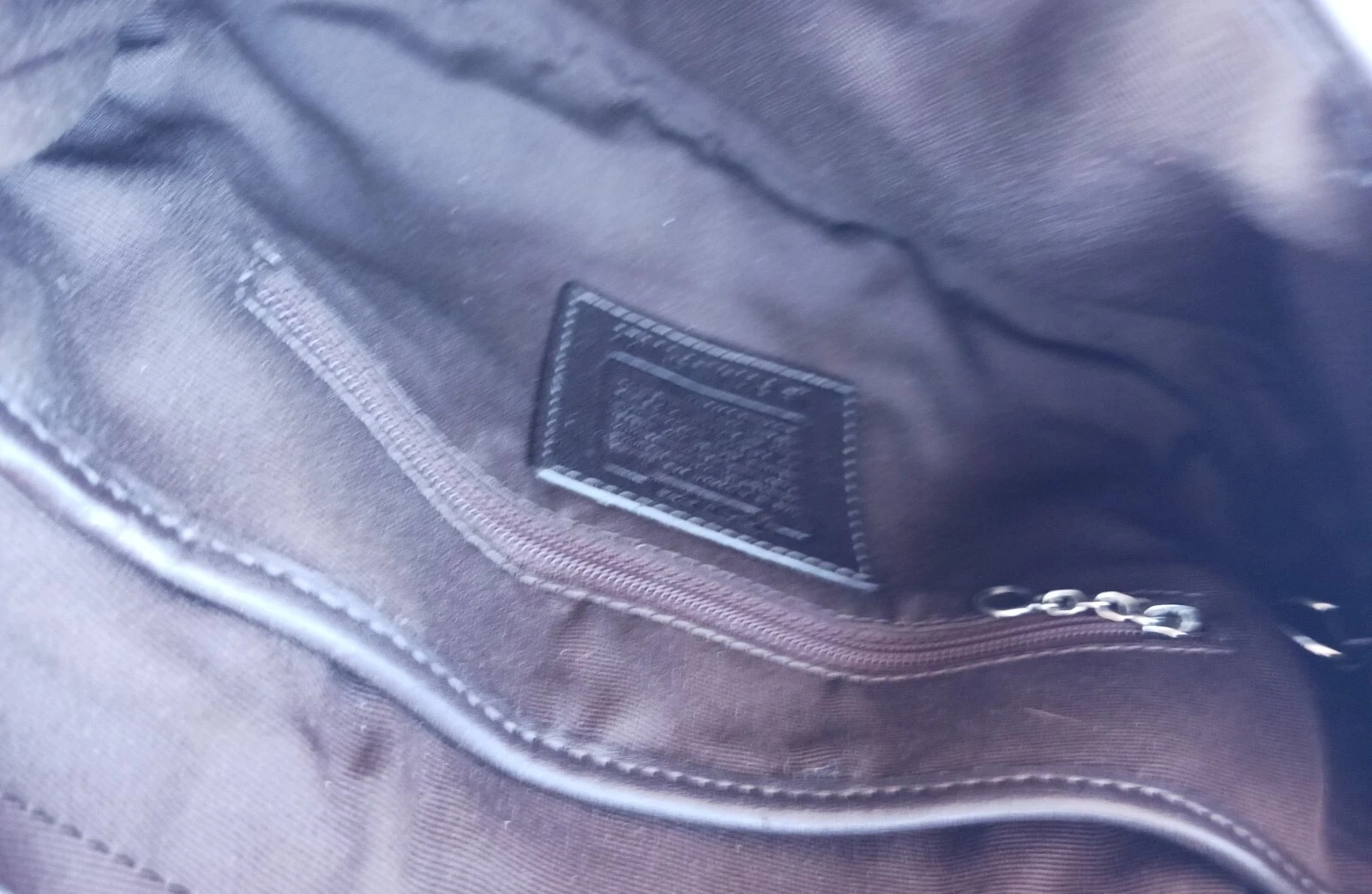 Coach SMALL F10925 Vintage Y2K Soho Brown Suede Leather & Signature C Canvas Bag thumbnail 16