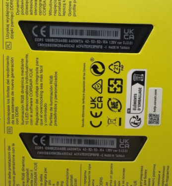 Corsair Vengeance RGB DDR5 128GB (2x64GB) 6400MHz CL42 Desktop Memory Kit thumbnail 4