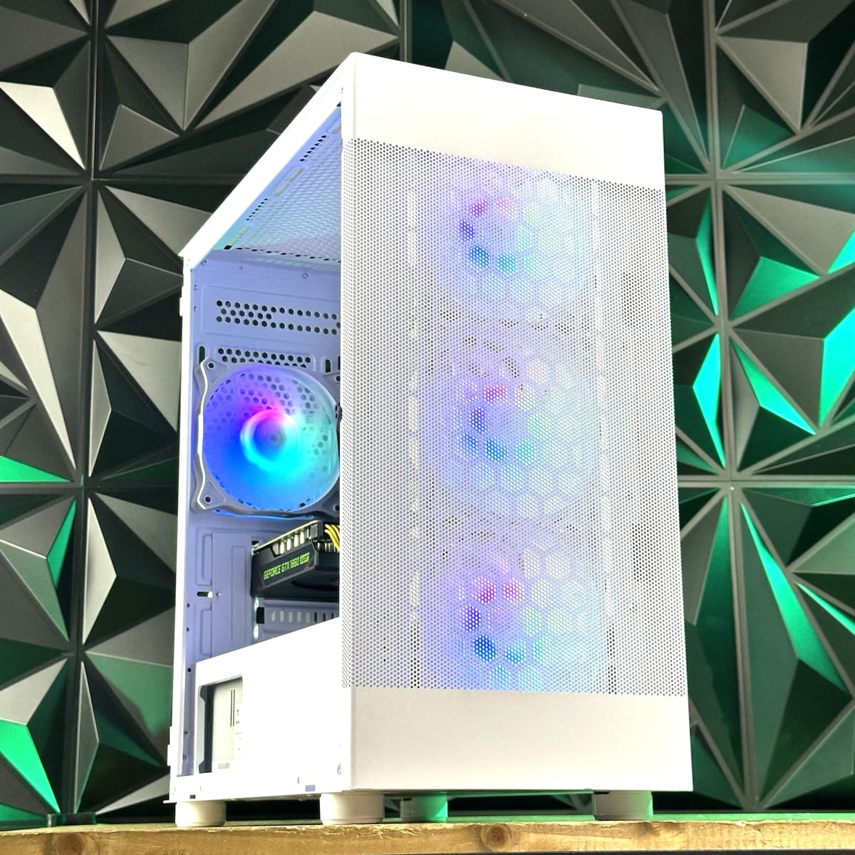 Custom Gaming PC RGB Desktop i7 PC 32GB RAM 1TB SSD Nvidia GTX 1660S W11 Wifi BT thumbnail 4