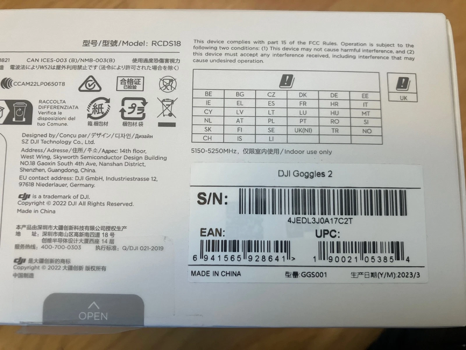 DJI Goggles 2 for FPV Drone, Avata, Air 3, Mavic 3 Pro, Mini 4 Pro, O3 Vista thumbnail 18