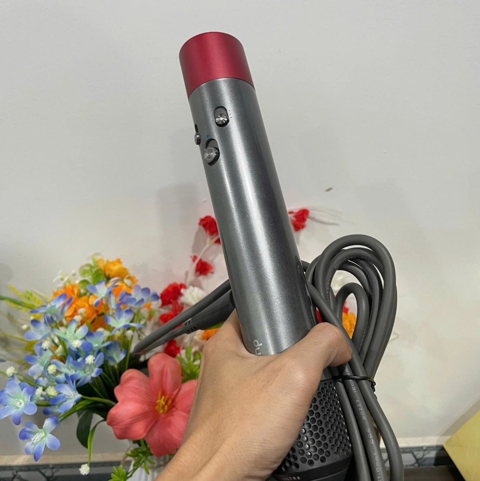 Dyson Airwrap Complete Styler HS01 – 220V, Nickel & Fuchsia, Red thumbnail 6