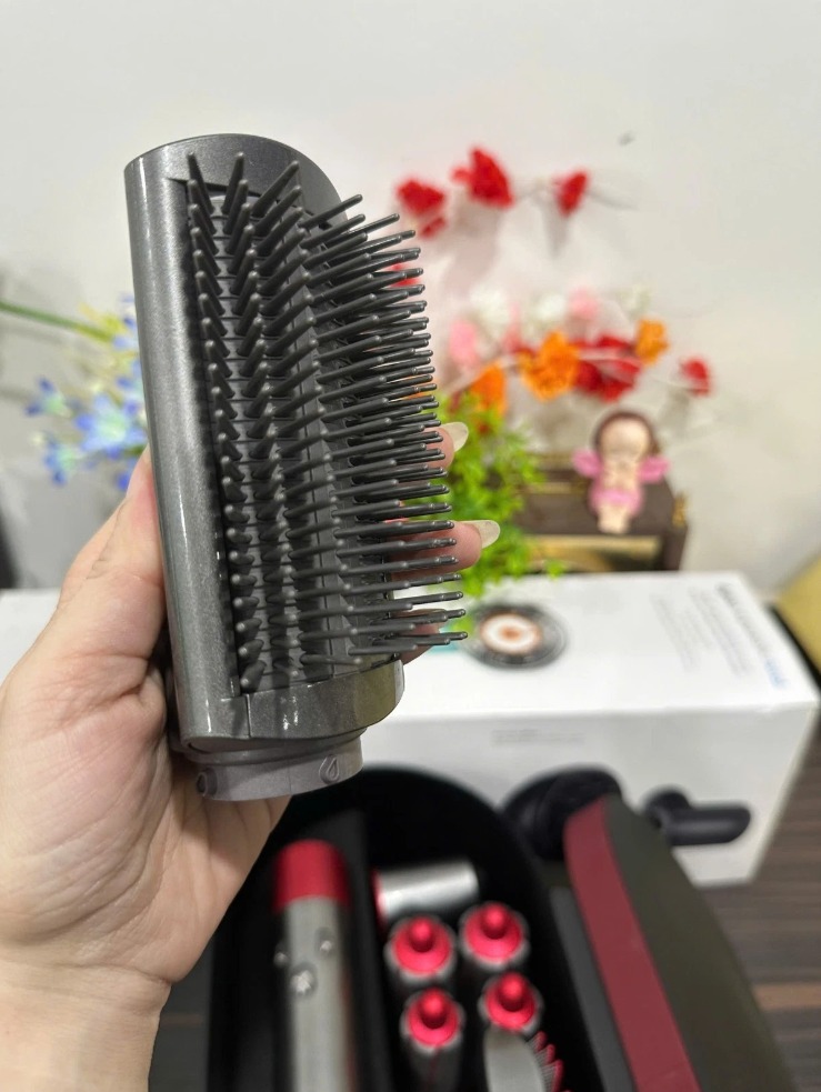 Dyson Airwrap Complete Styler HS01 – 220V, Nickel & Fuchsia, Red thumbnail 9