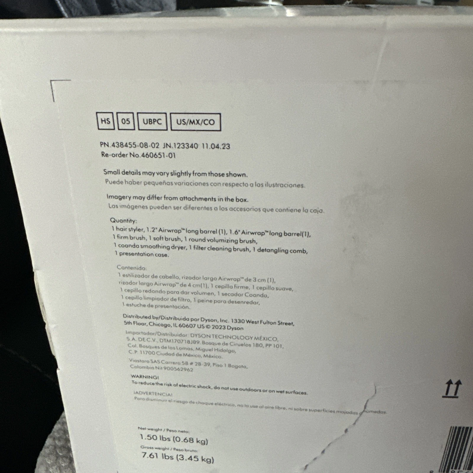 Dyson Airwrap HS05 Complete Multi Styler, Electric Blue/Pink Blush LONG thumbnail 5