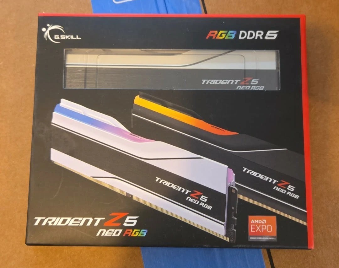 G.SKILL Trident Z5 Neo RGB DDR5-6000 CL30 64GB 2x32GB F5-6000J3036G32GX2-TZ5NRW thumbnail 1