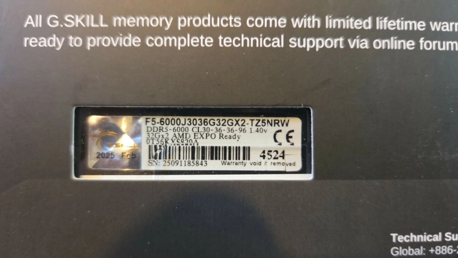 G.SKILL Trident Z5 Neo RGB DDR5-6000 CL30 64GB 2x32GB F5-6000J3036G32GX2-TZ5NRW thumbnail 2