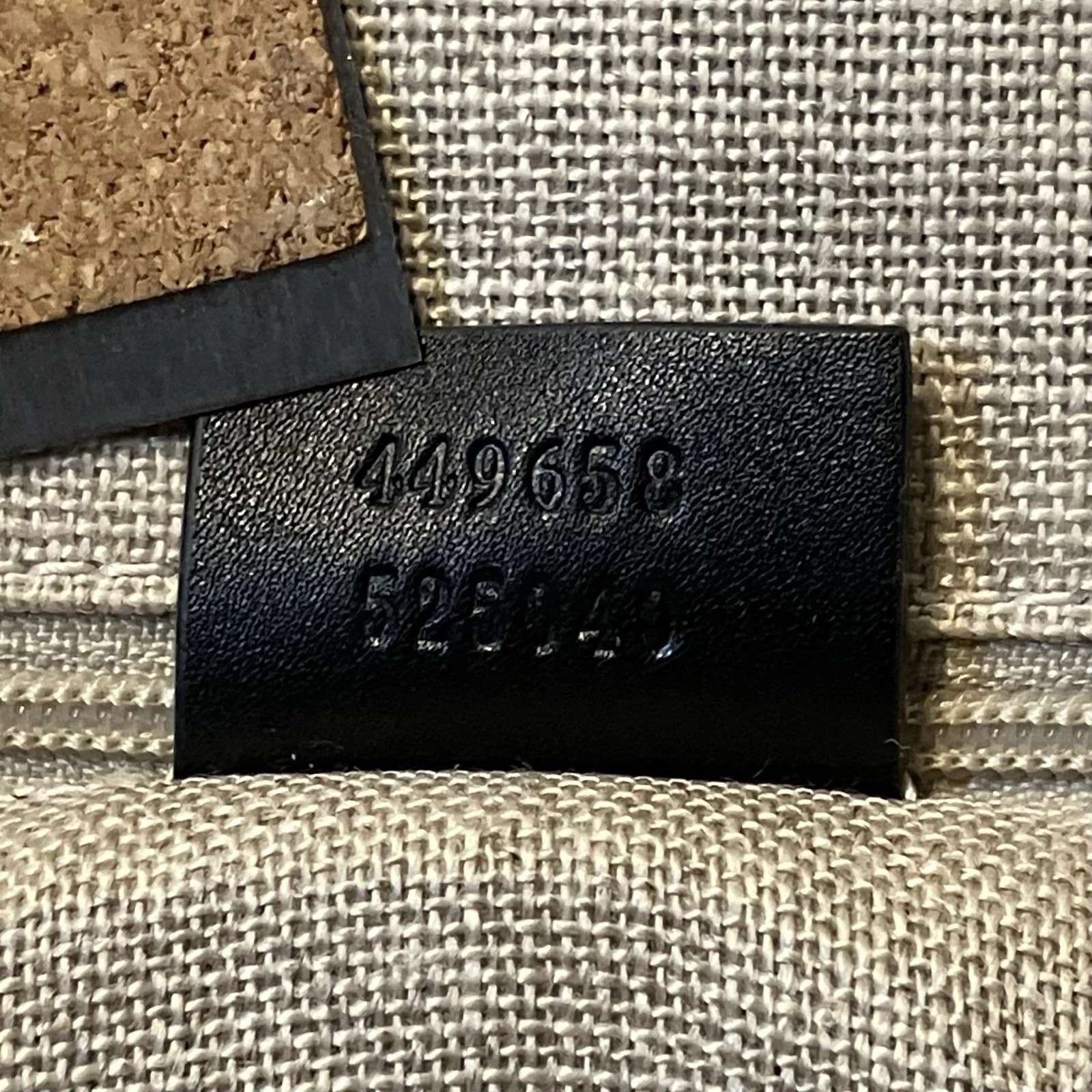 Gucci Black GG Guccissima Leather Zip Tote 449658 Hand Bag Large 2 Way AUTHENTIC thumbnail 9