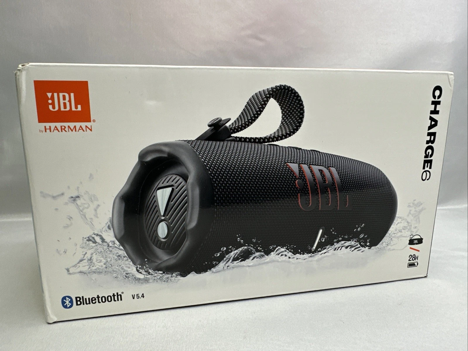 JBL Charge 6 - Portable Waterproof & Drop-Proof Bluetooth Speaker - Black - NEW! thumbnail 1