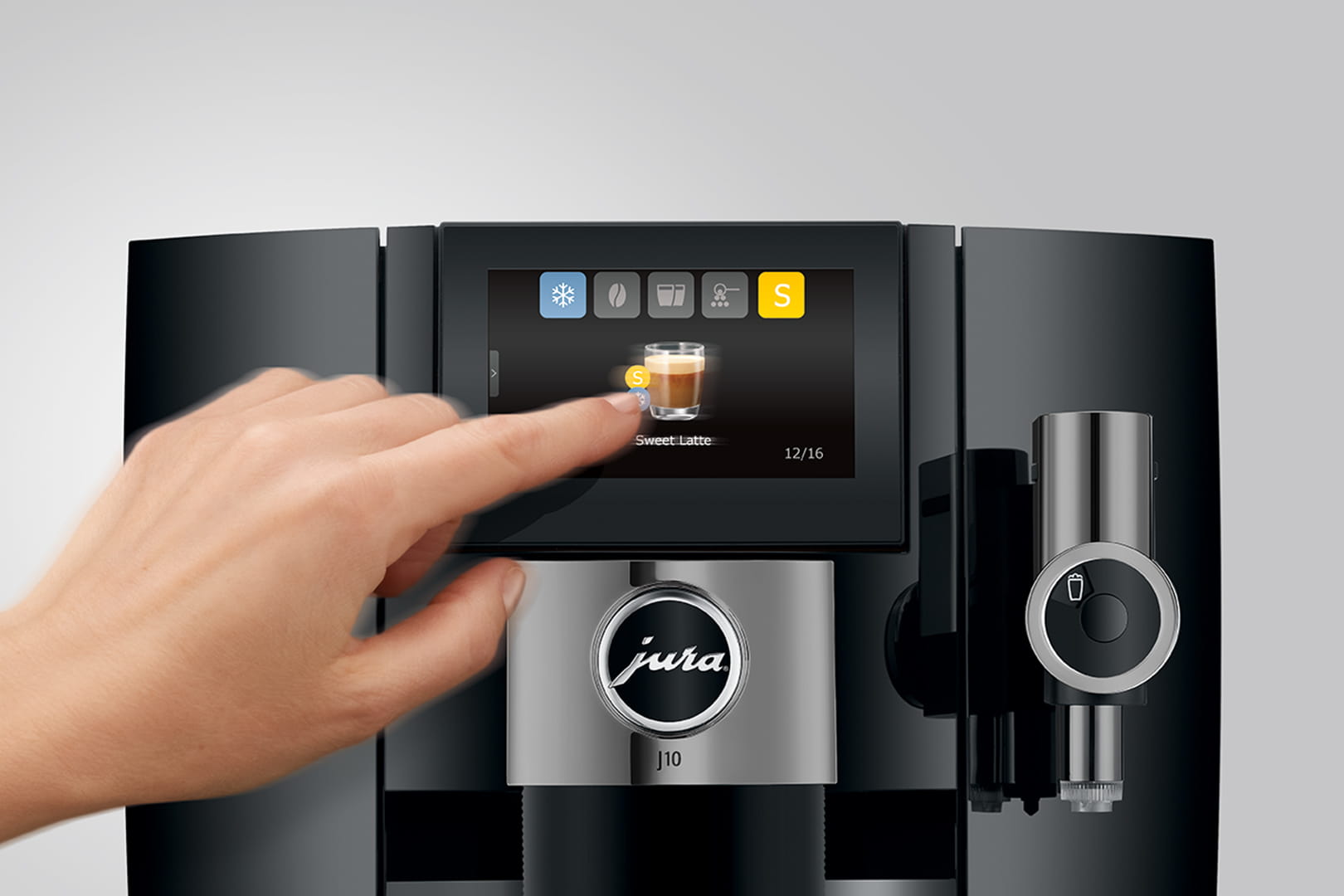 JURA J10 Piano Black (15562), Automatic Coffee Machine, NEW! thumbnail 6