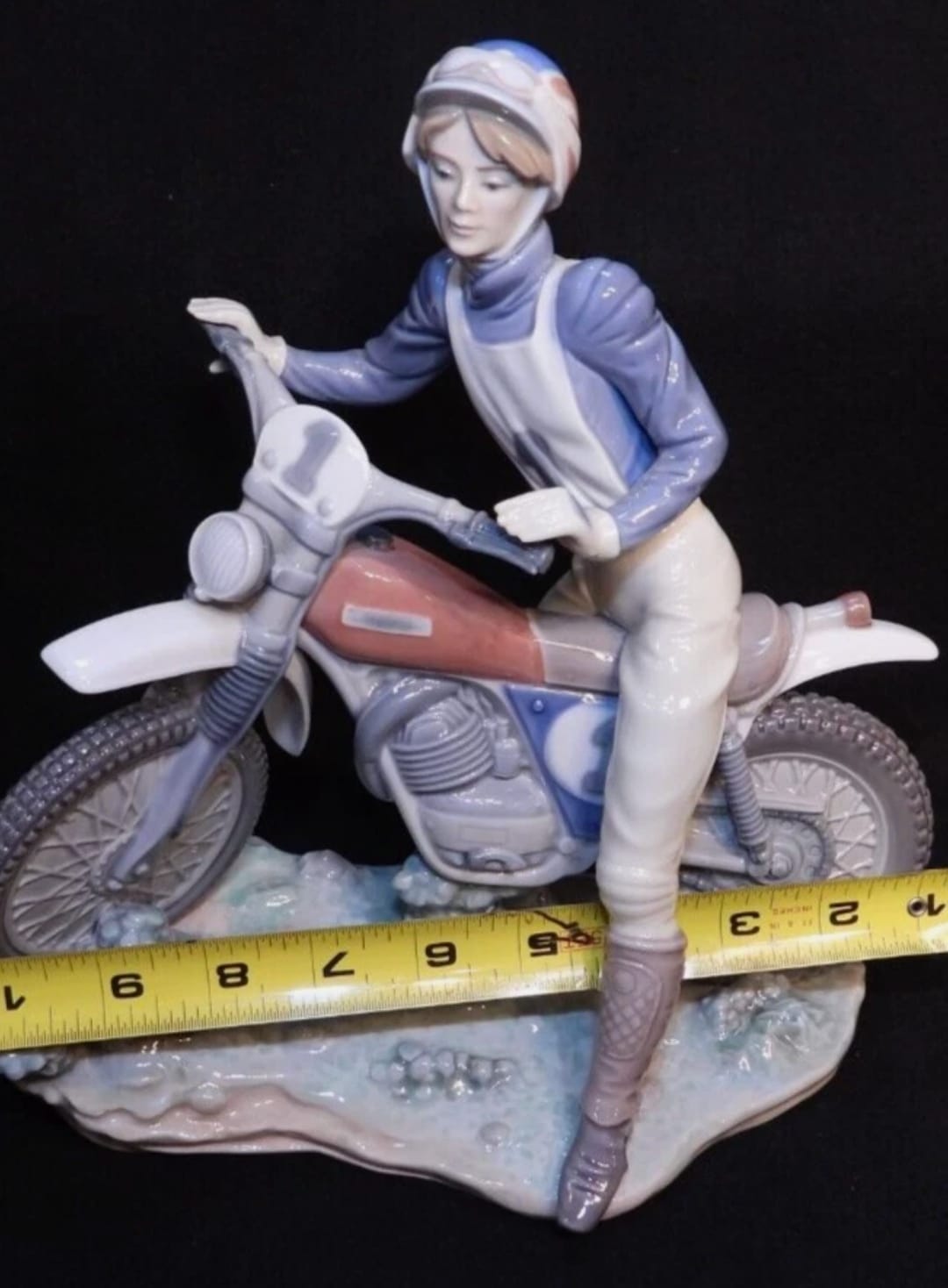 Vintage 1985 LLADRO 5270 Racing Motorcyclist Figurine Retired thumbnail 11