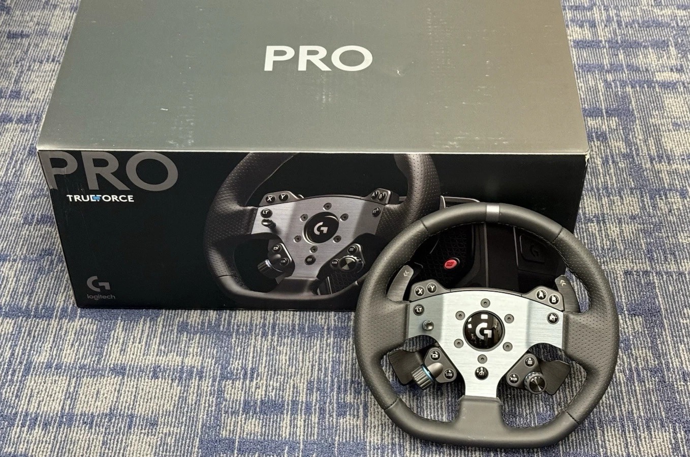 Logitech G PRO Racing Wheel for PC – TRUEFORCE Force Feedback, Complete in Box thumbnail 6