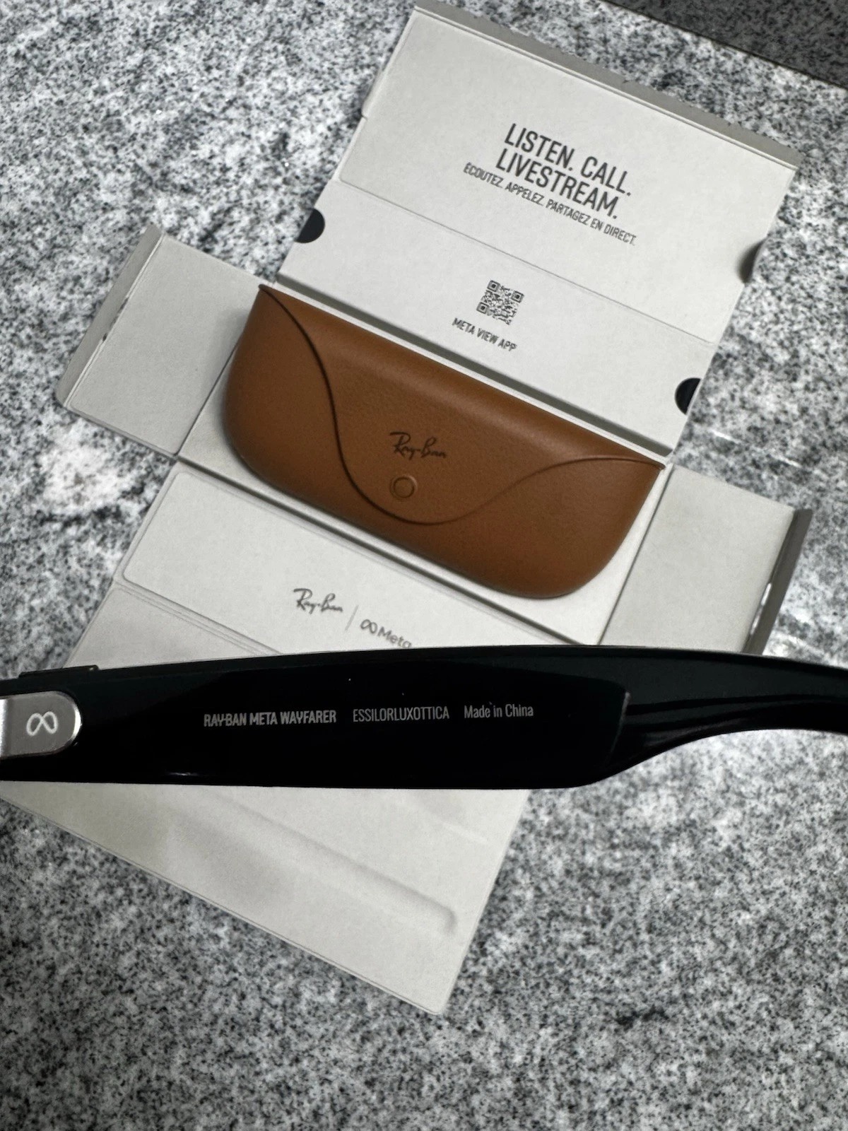 loss Black Ray-Ban Meta Wayfarer RW4006 Smart Glasses Gen 1 – Transition Lenses thumbnail 7