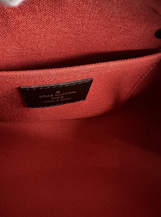 Louis Vuitton Damier Ebene Riviera Handbag Brown thumbnail 12