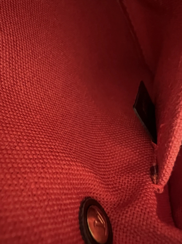 Louis Vuitton Damier Ebene Riviera Handbag Brown thumbnail 13