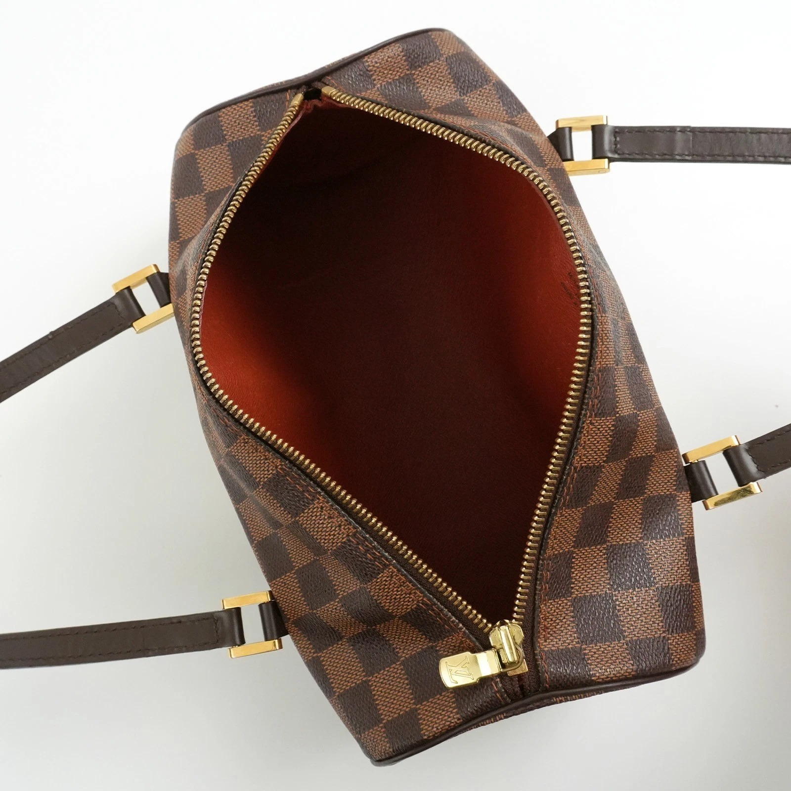 LOUIS VUITTON LV Damier Papillon 30 N51303 Hand Bag Brown SP0033 Auth #54594A thumbnail 3