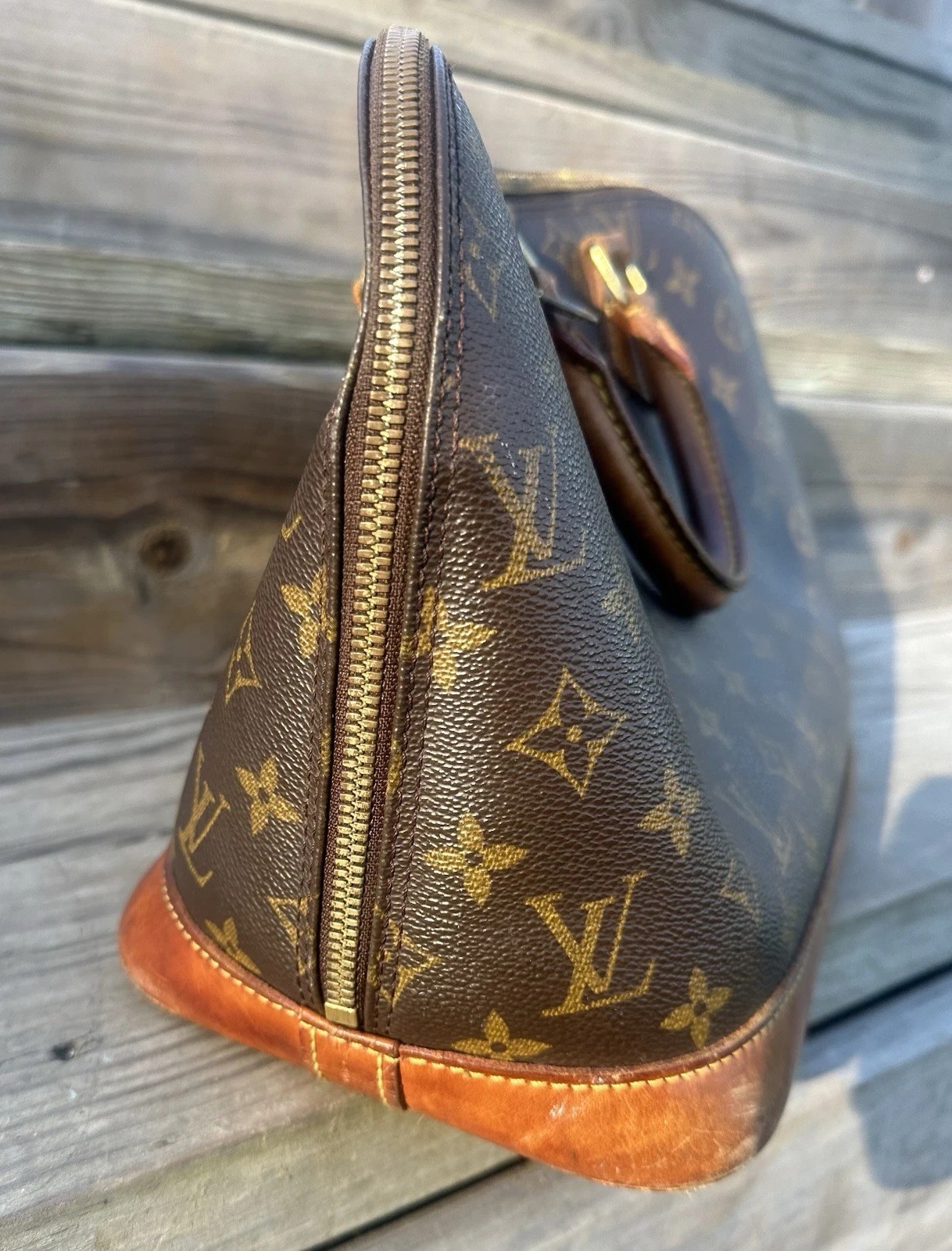 Louis Vuitton Monogram Alma PM SD0060 HandBag (USED) thumbnail 3