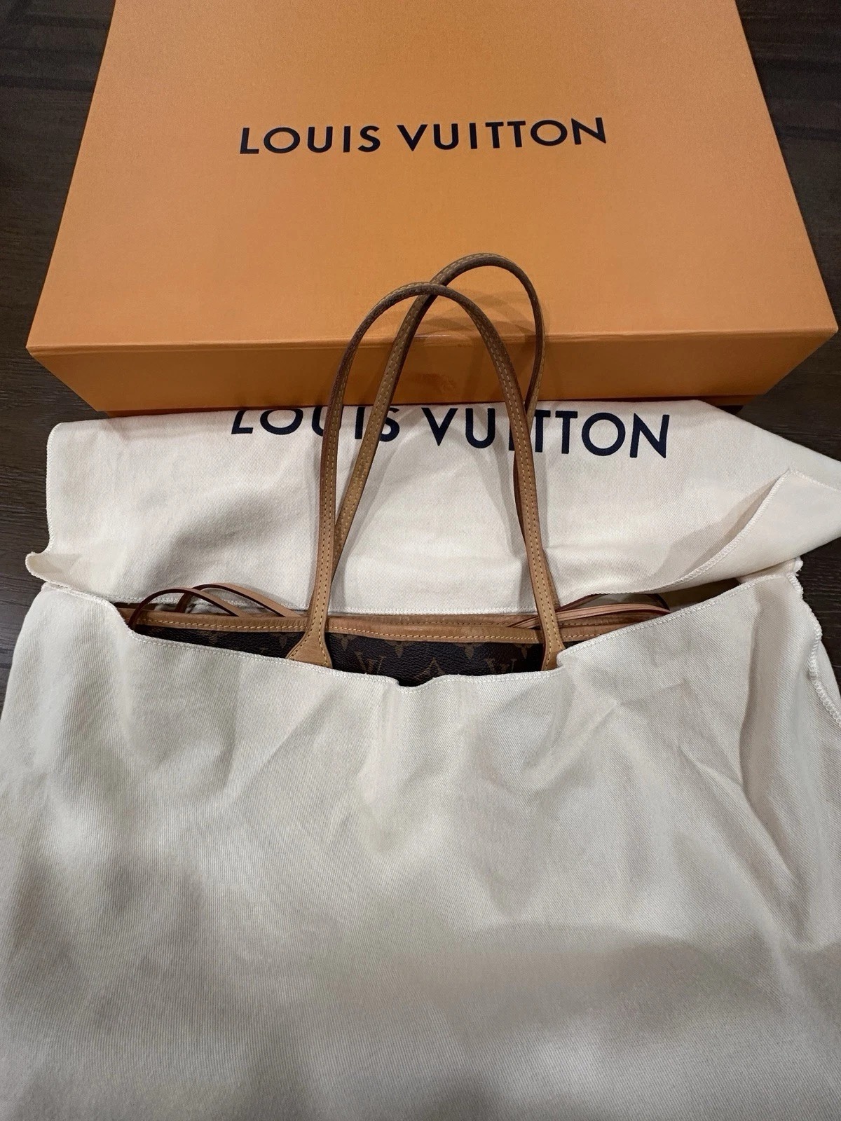 Louis Vuitton Neverfull Tote MM Brown Canvas Monogram thumbnail 11