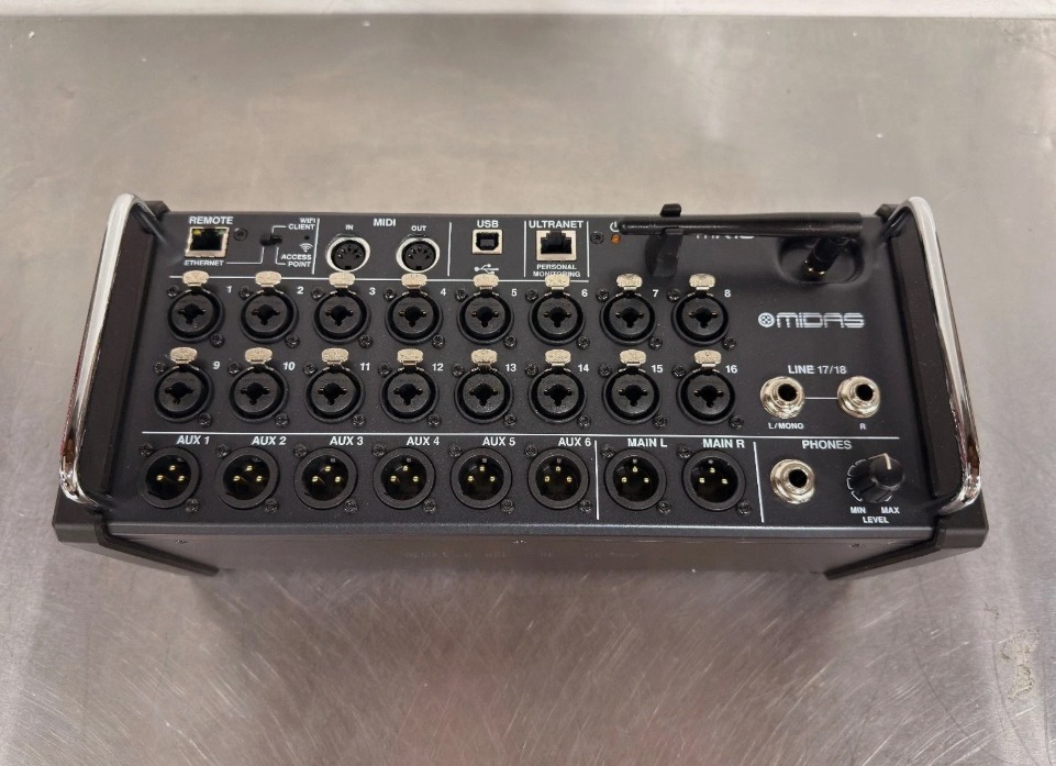 Midas MR18 18-Input Digital Mixer for Tablets w/ Wi-Fi & USB Recorder thumbnail 2