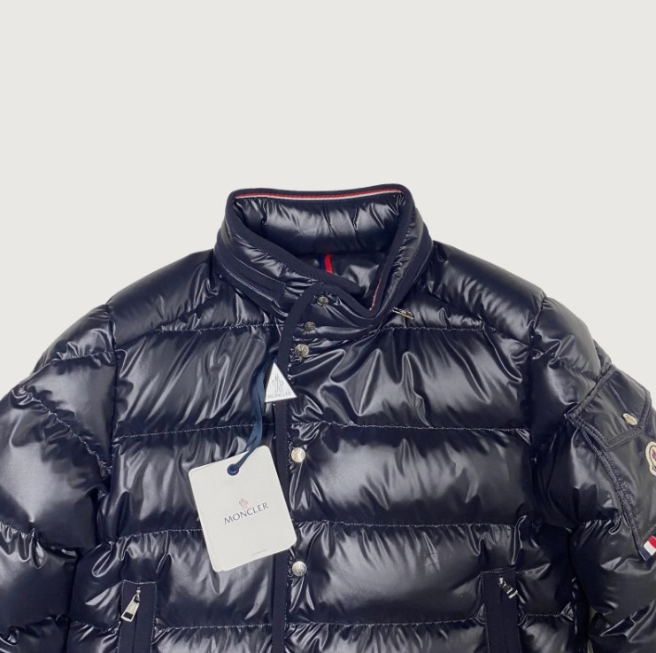 VESTE HOMME 100% AUTHENTIQUE MONCLER GOURETTE TAILLE 3 DUVET BLEU MARINE M L MEDIUM thumbnail 3