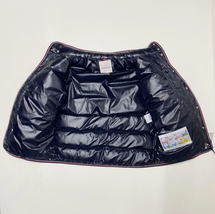 VESTE HOMME 100% AUTHENTIQUE MONCLER GOURETTE TAILLE 3 DUVET BLEU MARINE M L MEDIUM thumbnail 4