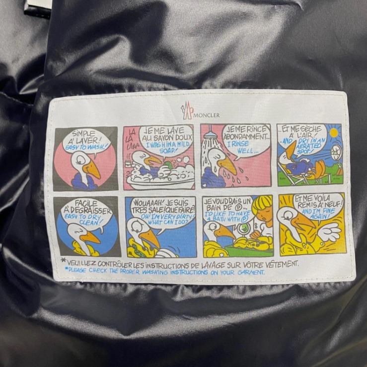 VESTE HOMME 100% AUTHENTIQUE MONCLER GOURETTE TAILLE 3 DUVET BLEU MARINE M L MEDIUM thumbnail 8