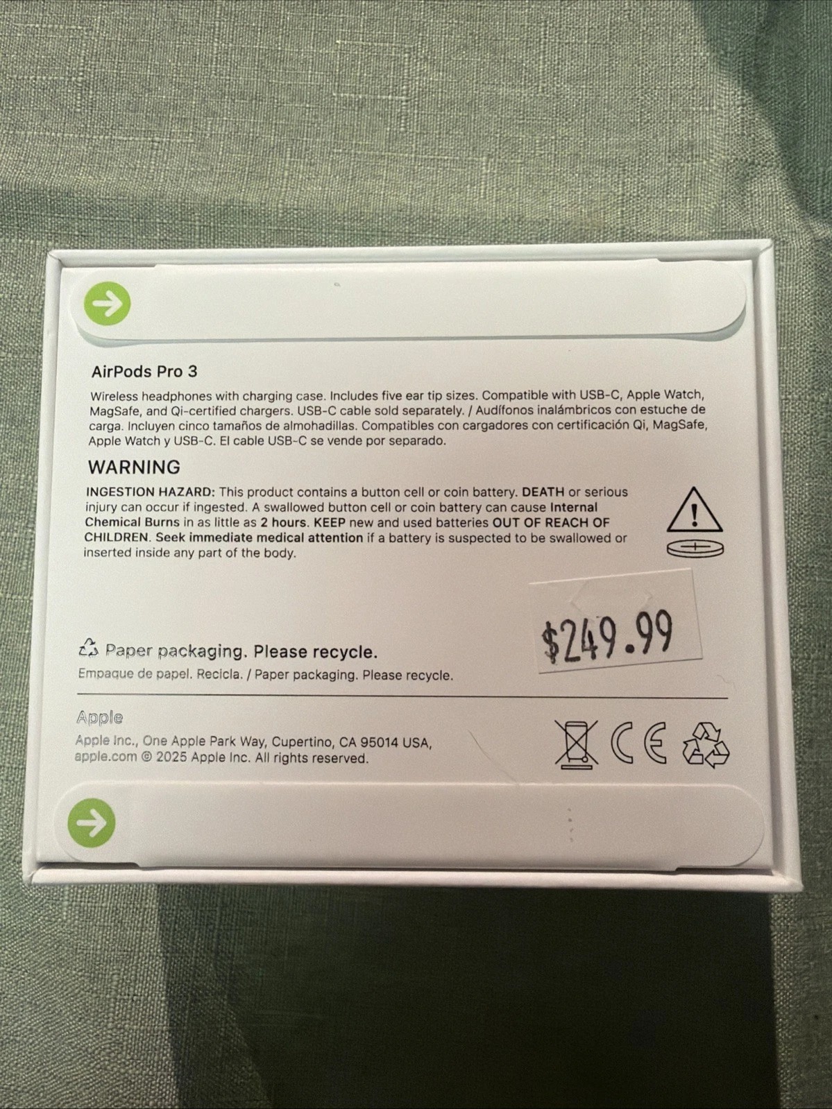 New Apple AirPods Pro 3rd Gen thumbnail 3