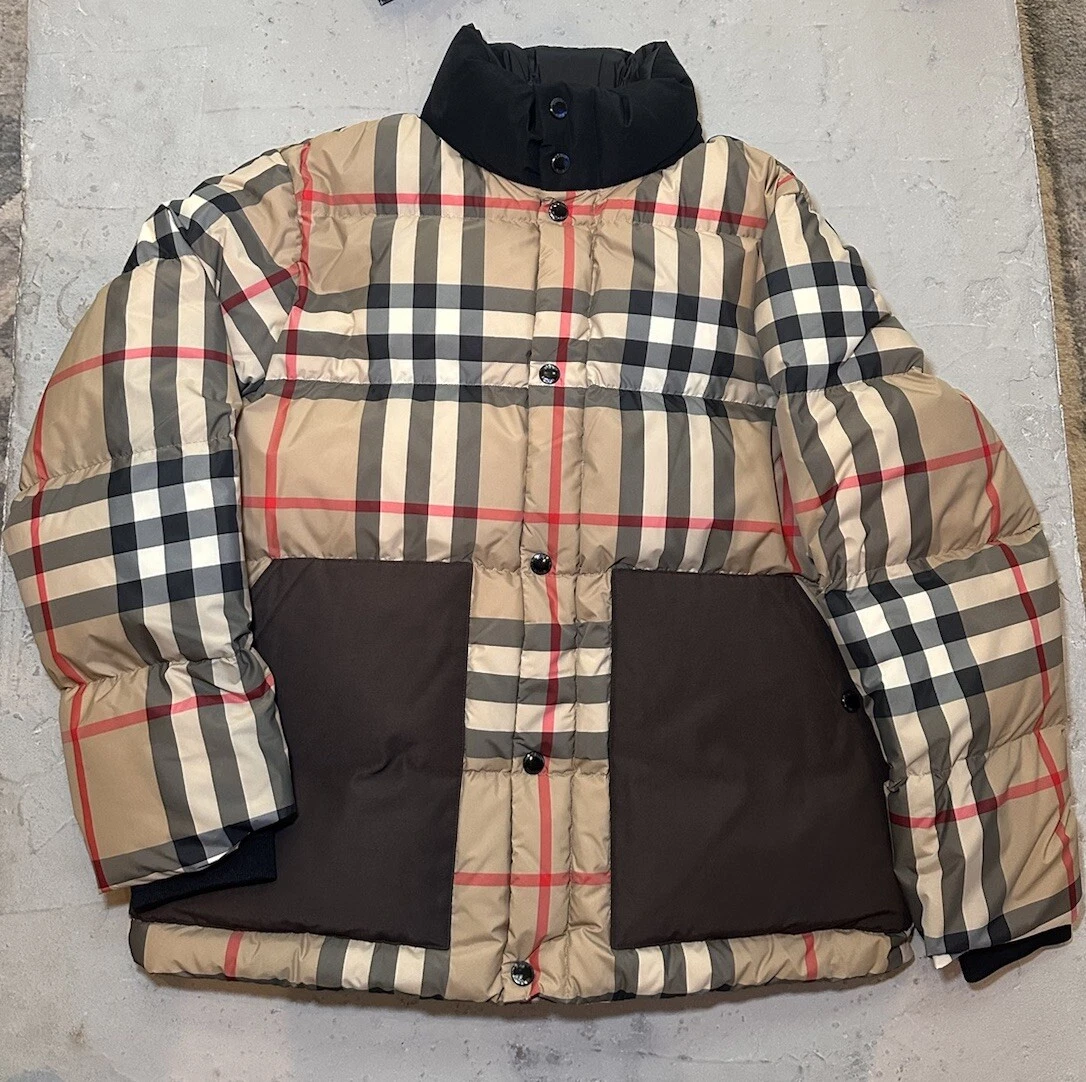 NEW Burberry Men’s Kilham down jacket In Archive Beige Size Medium