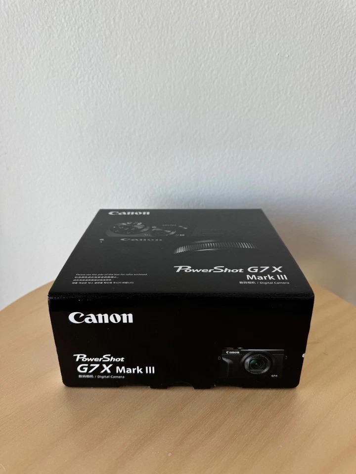 NEW Canon PowerShot G7X Mark III Digital Camera 4K Vlogging silver thumbnail 1