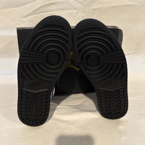 Nike Air Jordan 1 Mid Shoes Black White Yellow Ochre DQ8426-701 Men's Sizes  thumbnail 5