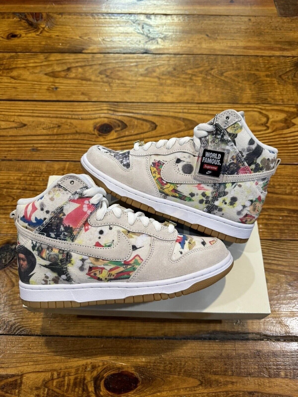 Nike SB Dunk High Supreme Rammellzee 2023 Size 6 Mens FD8779 100 Skateboard