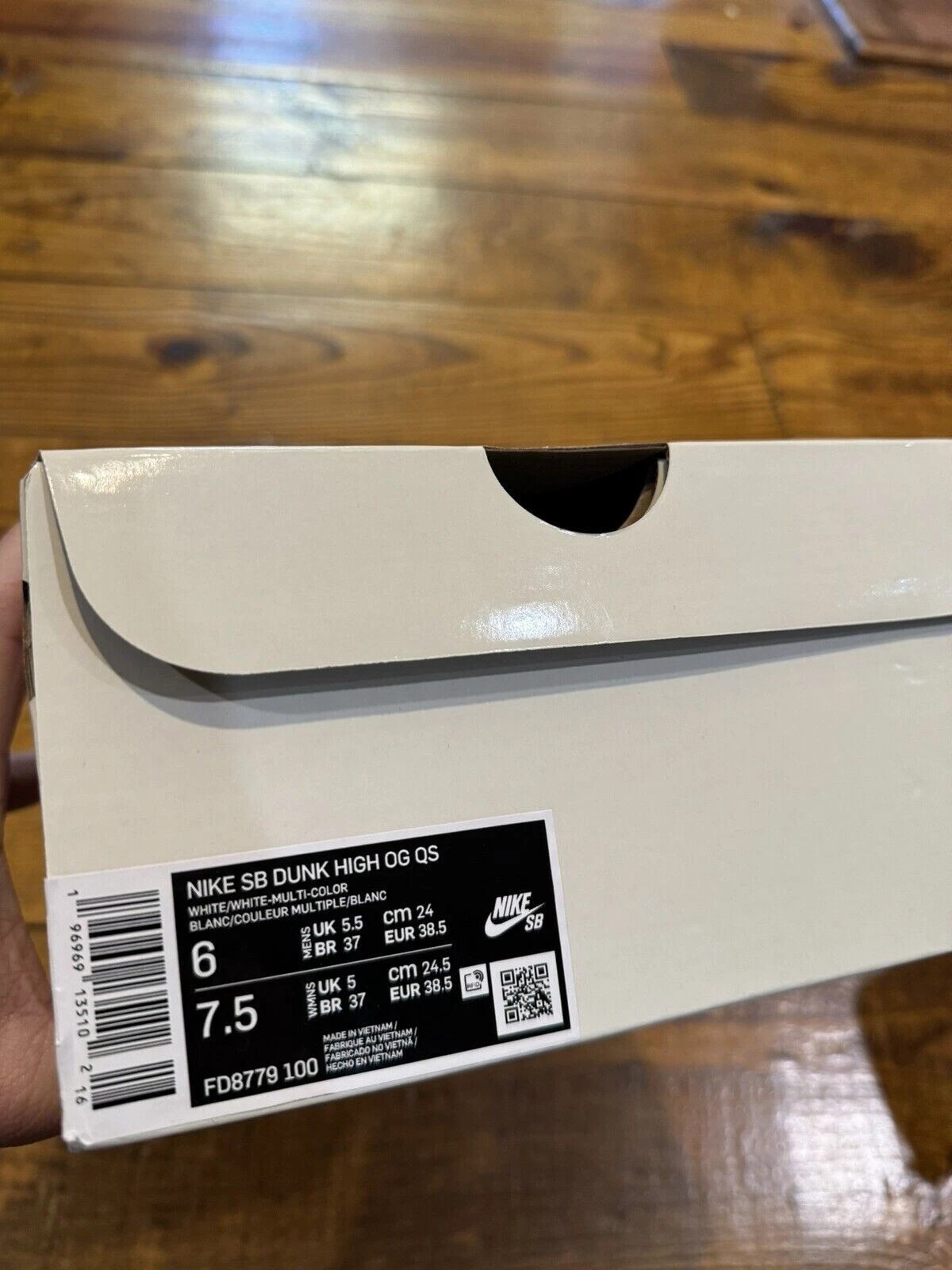 Nike SB Dunk High Supreme Rammellzee 2023 Size 6 Mens FD8779 100 Skateboard thumbnail 10