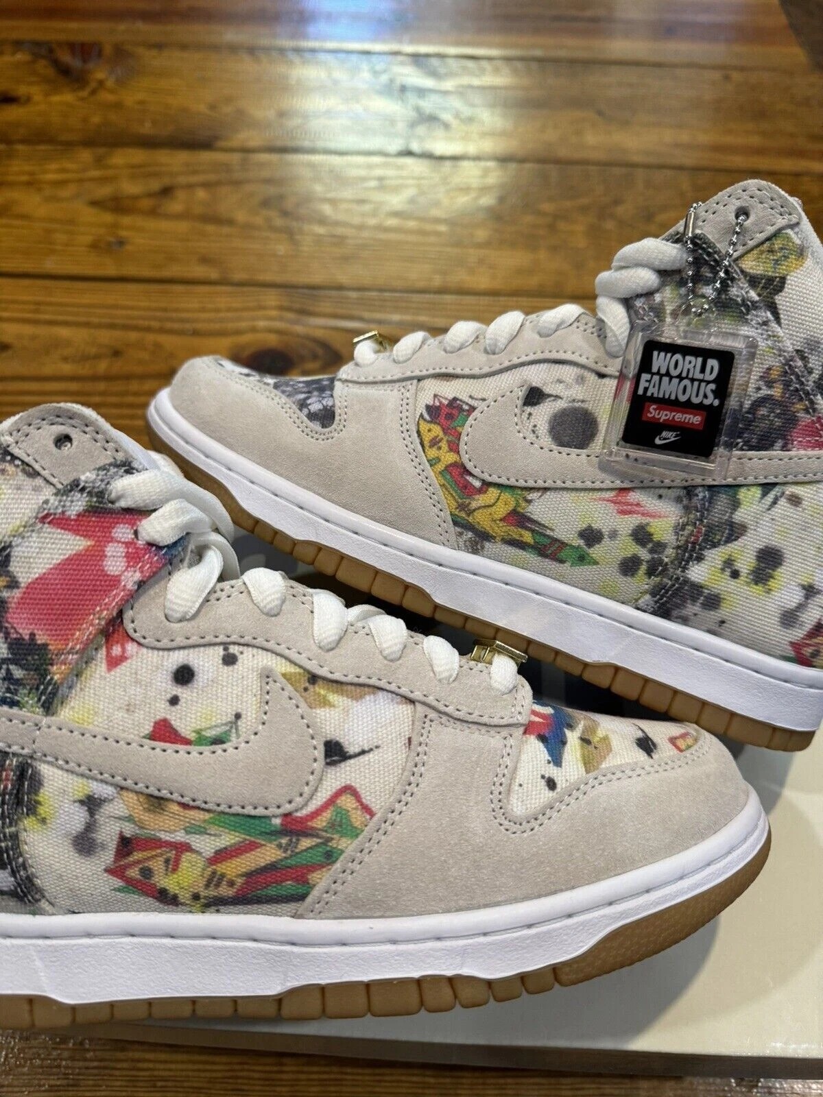 Nike SB Dunk High Supreme Rammellzee 2023 Size 6 Mens FD8779 100 Skateboard thumbnail 2