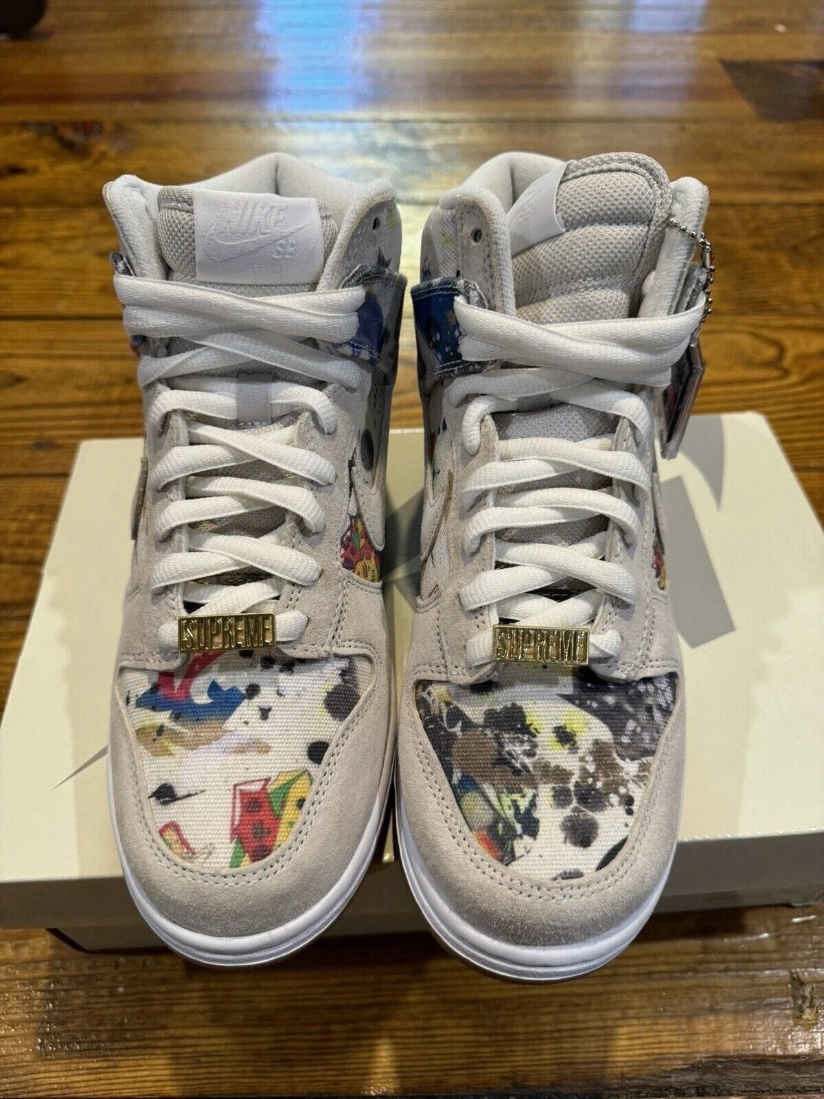 Nike SB Dunk High Supreme Rammellzee 2023 Size 6 Mens FD8779 100 Skateboard thumbnail 3