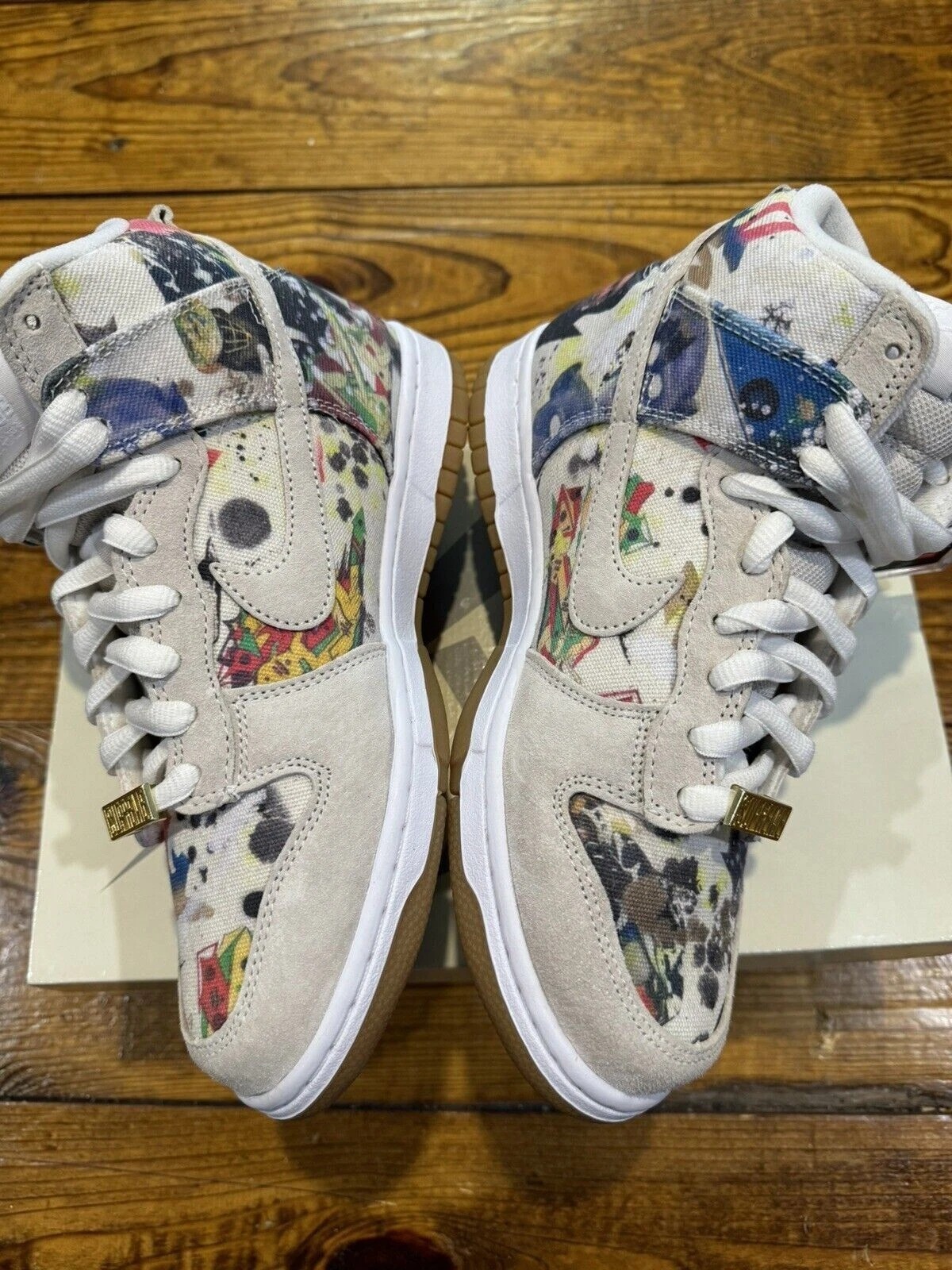 Nike SB Dunk High Supreme Rammellzee 2023 Size 6 Mens FD8779 100 Skateboard thumbnail 5