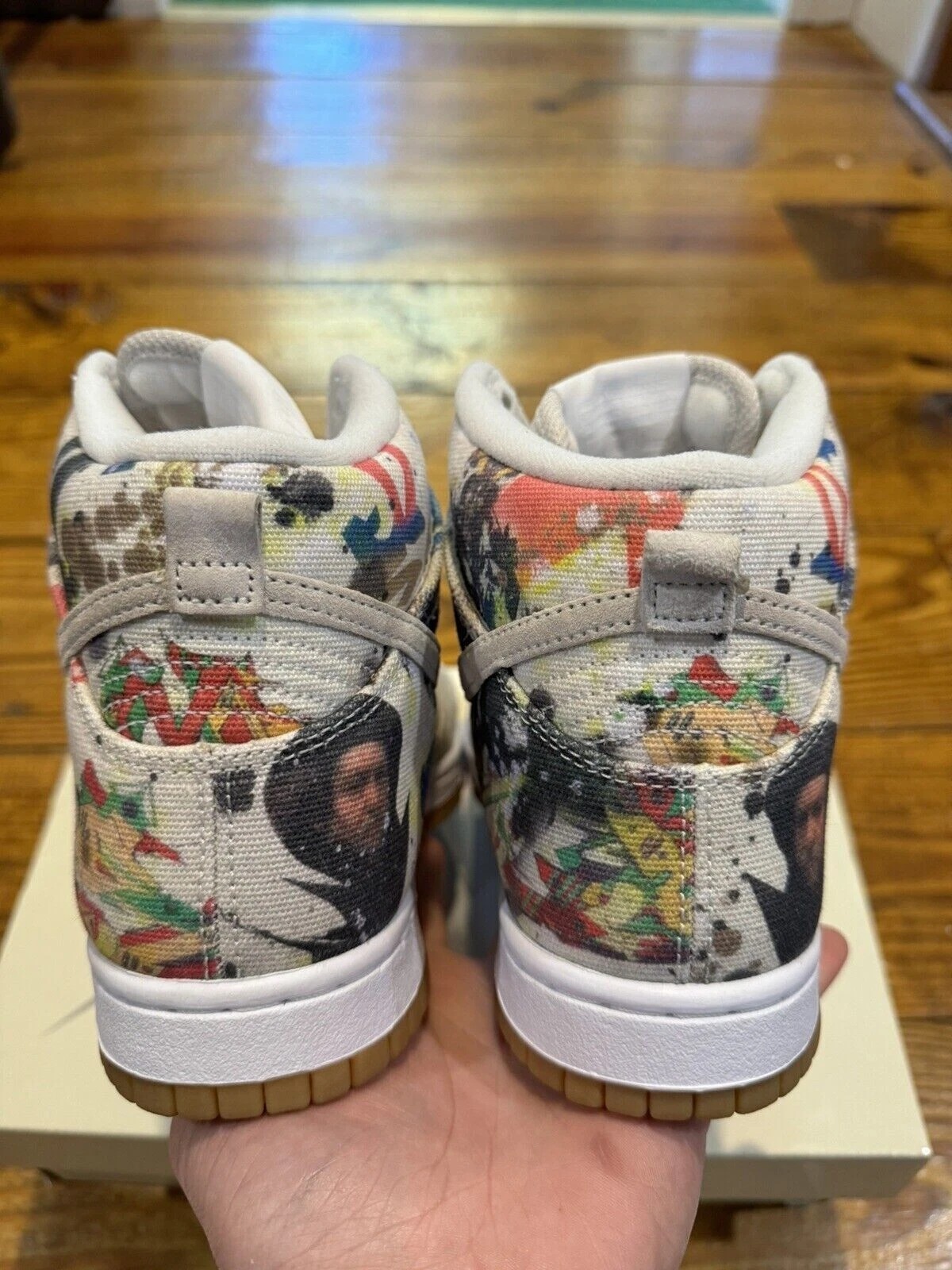 Nike SB Dunk High Supreme Rammellzee 2023 Size 6 Mens FD8779 100 Skateboard thumbnail 6