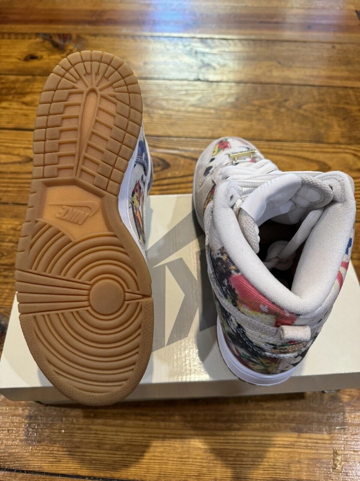 Nike SB Dunk High Supreme Rammellzee 2023 Size 6 Mens FD8779 100 Skateboard thumbnail 8