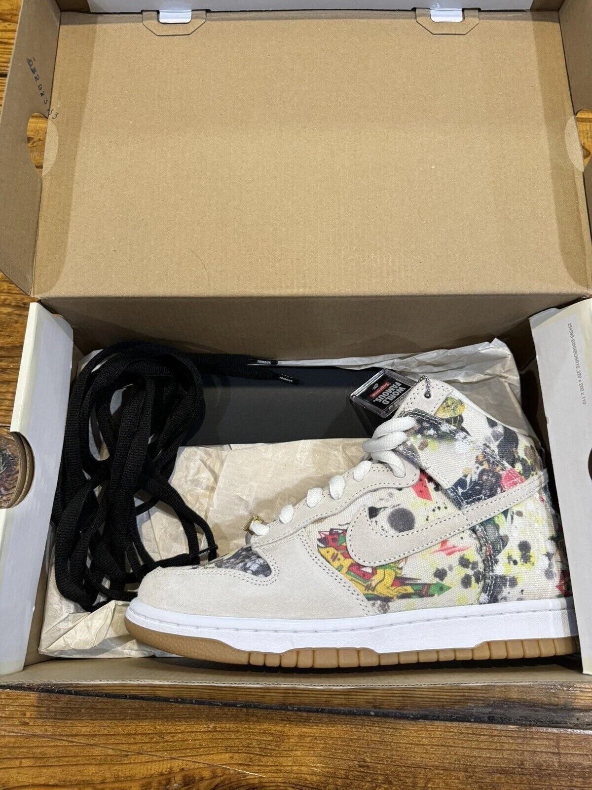 Nike SB Dunk High Supreme Rammellzee 2023 Size 6 Mens FD8779 100 Skateboard thumbnail 9