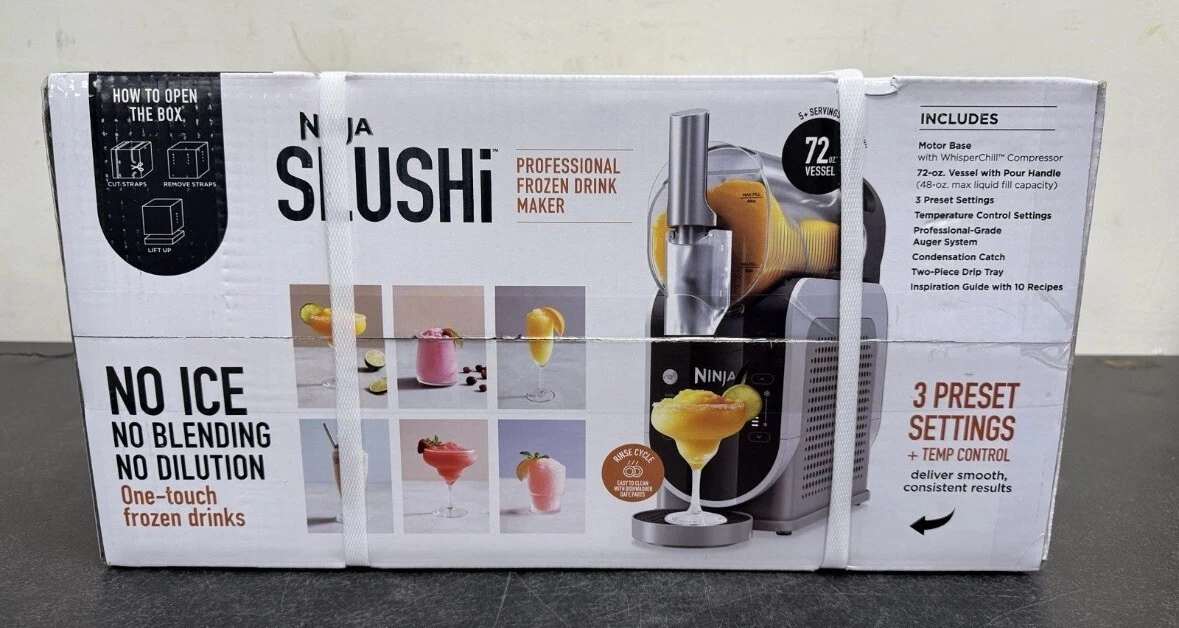 Ninja SLUSHi Frozen Drink Maker 3-in-1, 72oz, New Sealed thumbnail 4