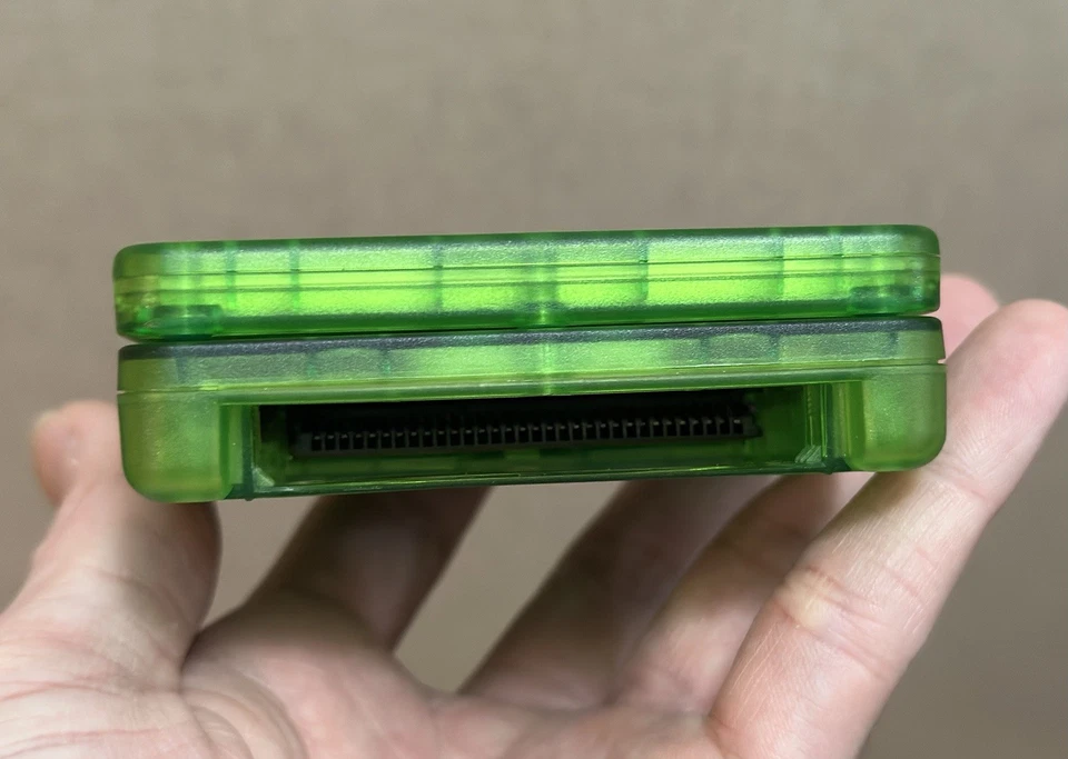 Nintendo Game Boy Advance SP – IPS V5 Touch Screen – Jungle Green w/ Game thumbnail 6