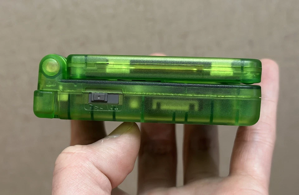 Nintendo Game Boy Advance SP – IPS V5 Touch Screen – Jungle Green w/ Game thumbnail 7