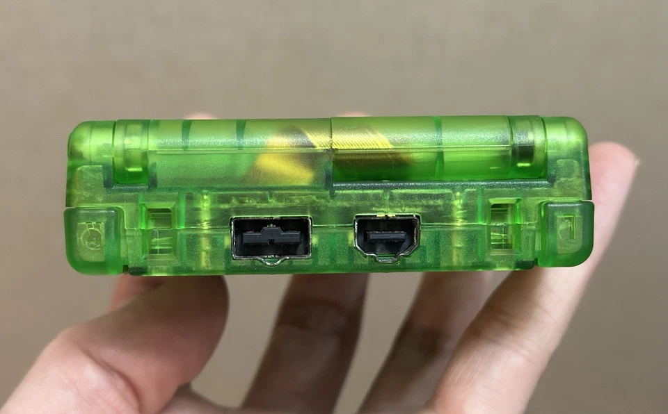 Nintendo Game Boy Advance SP – IPS V5 Touch Screen – Jungle Green w/ Game thumbnail 8