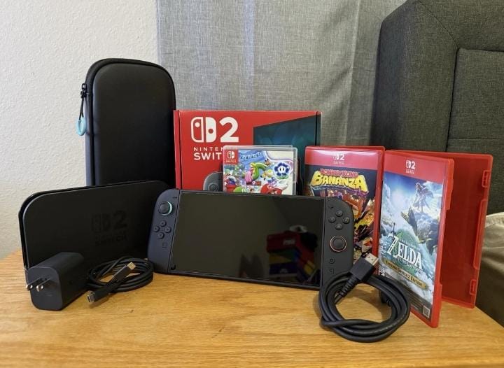 Nintendo Switch 2 Console Bundle and Games thumbnail 1