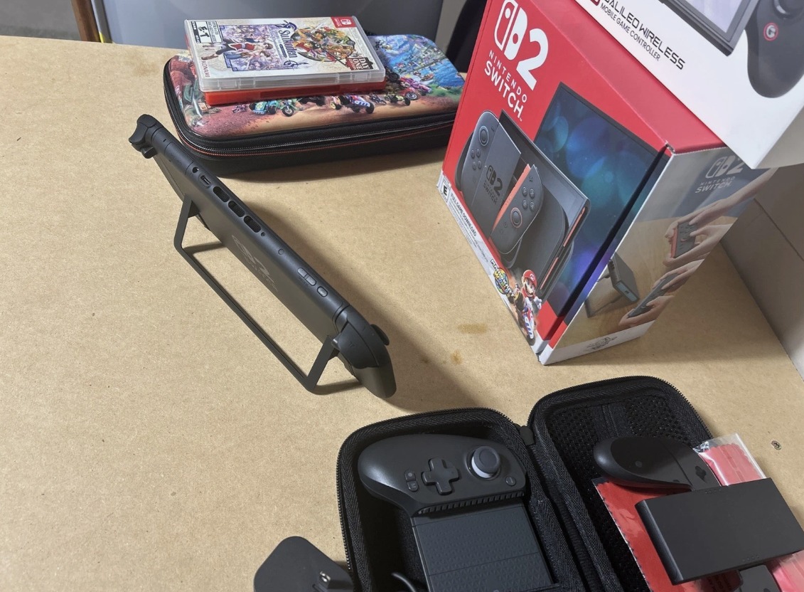 Nintendo Switch 2 Console – Open Box + G8+ Controller, Cases & 2 Games thumbnail 8