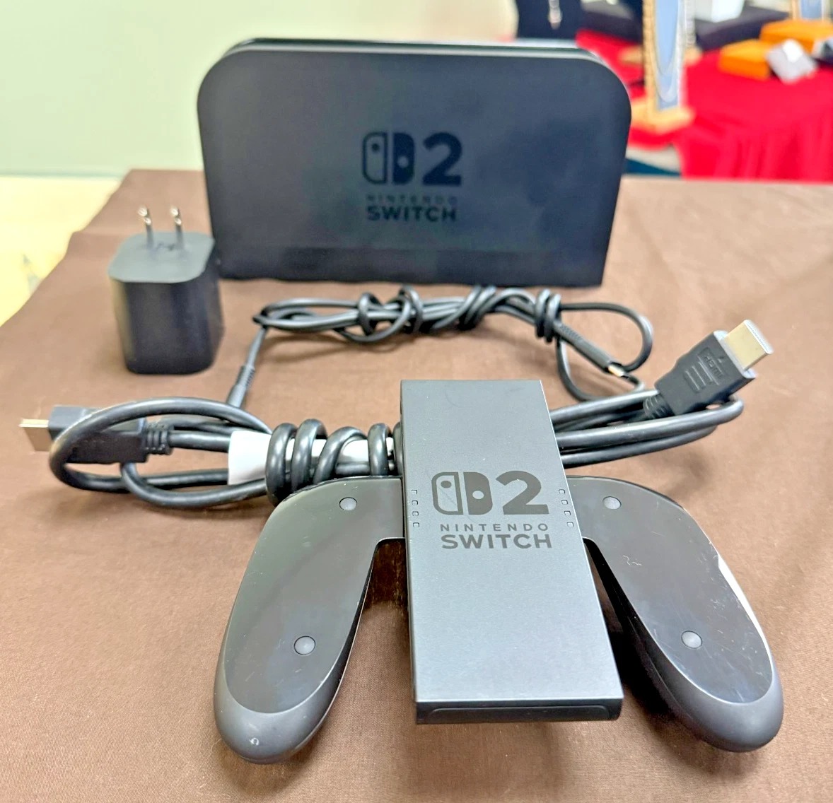 Nintendo Switch 2 Console with Charger Dock & Joy Grip in fabulous condition thumbnail 2