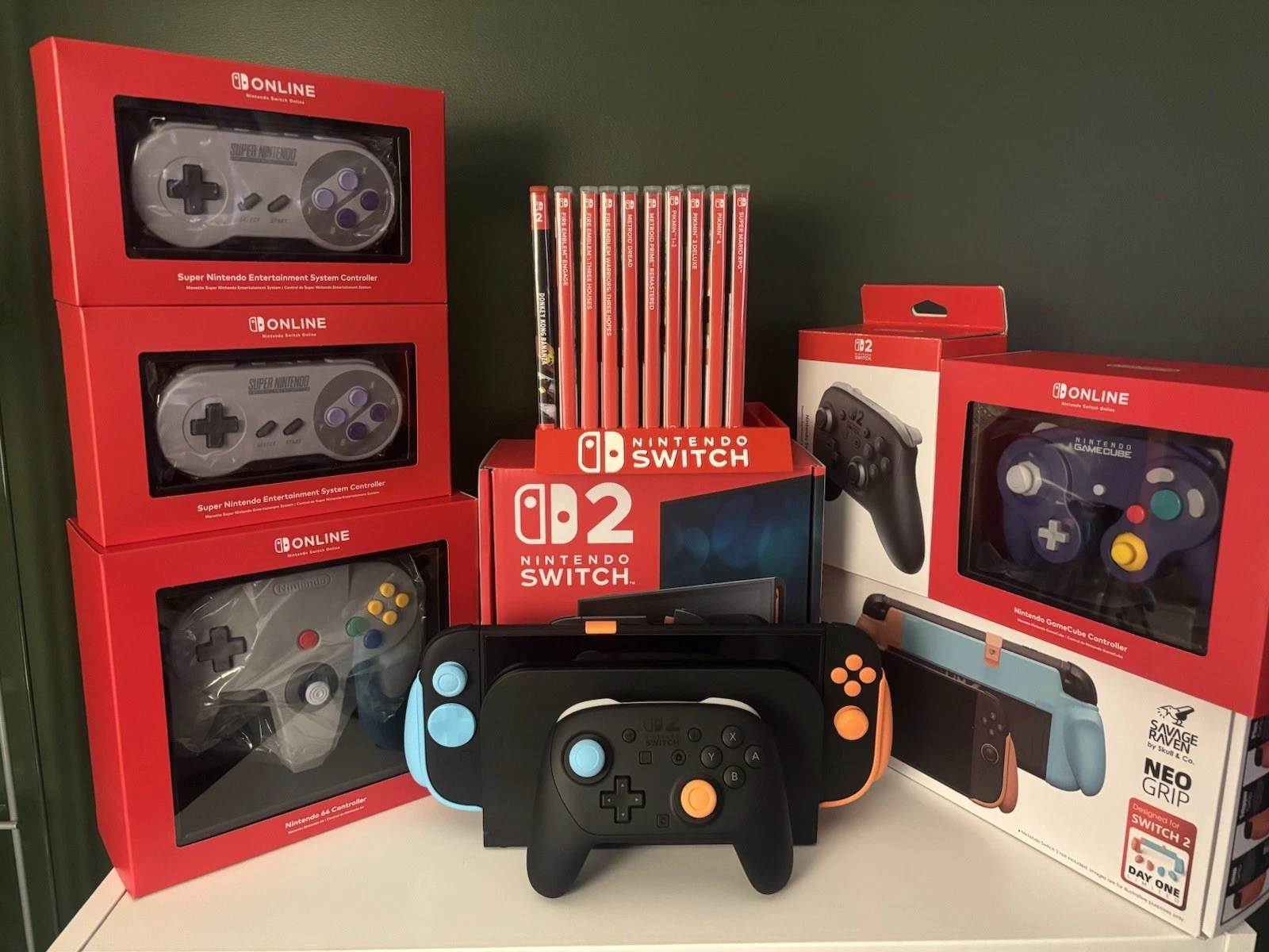 Nintendo Switch 2 Huge Bundle Including GameCube/N64/SNES Controllers And Games thumbnail 10