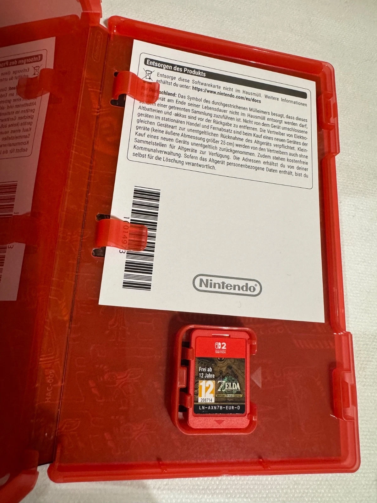 Nintendo Switch 2 - Zelda TotK + 256GB SD + Mumba Case + Accessory Bundle LIKE NEW- thumbnail 12