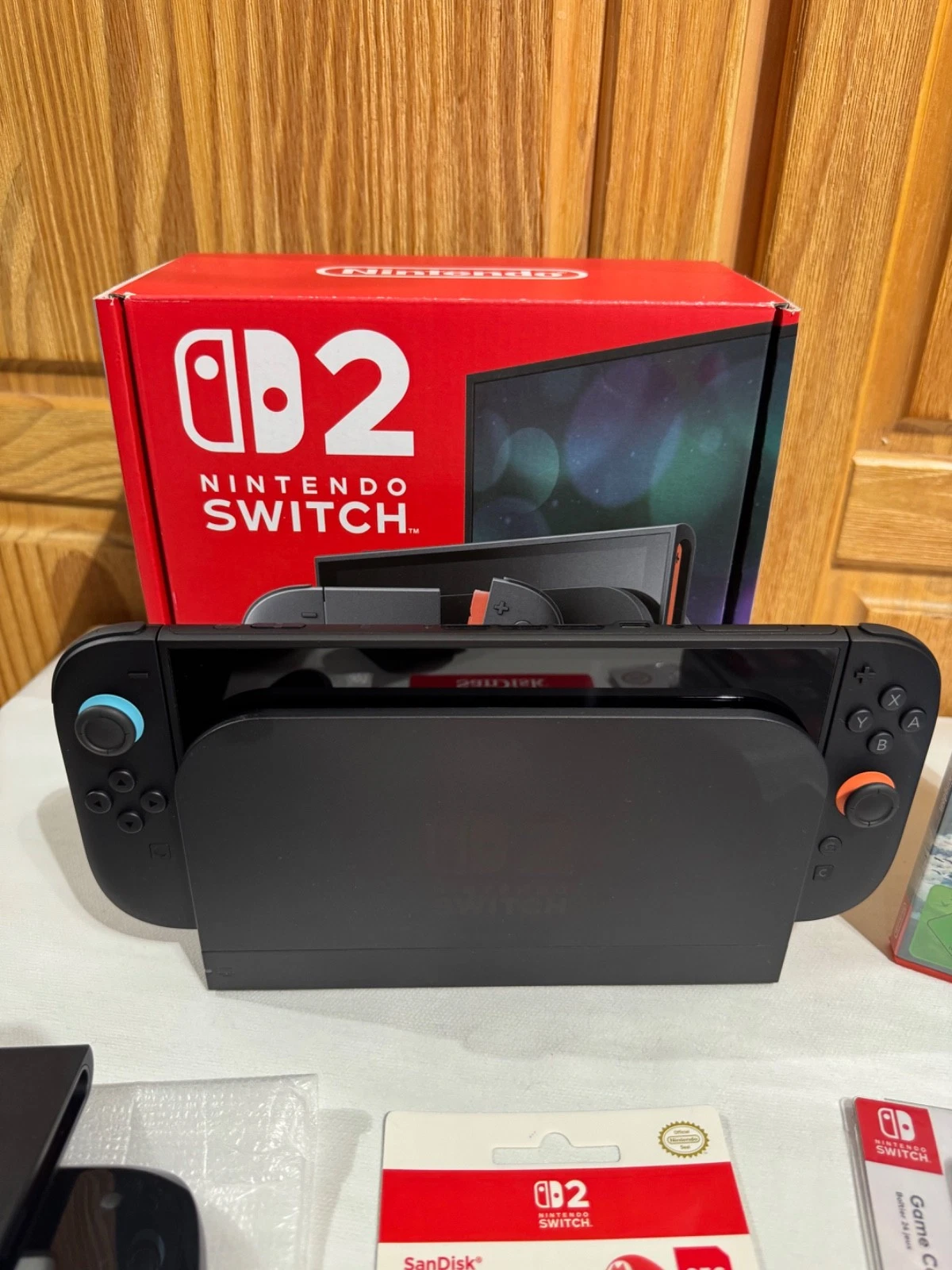 Nintendo Switch 2 - Zelda TotK + 256GB SD + Mumba Case + Accessory Bundle LIKE NEW- thumbnail 3