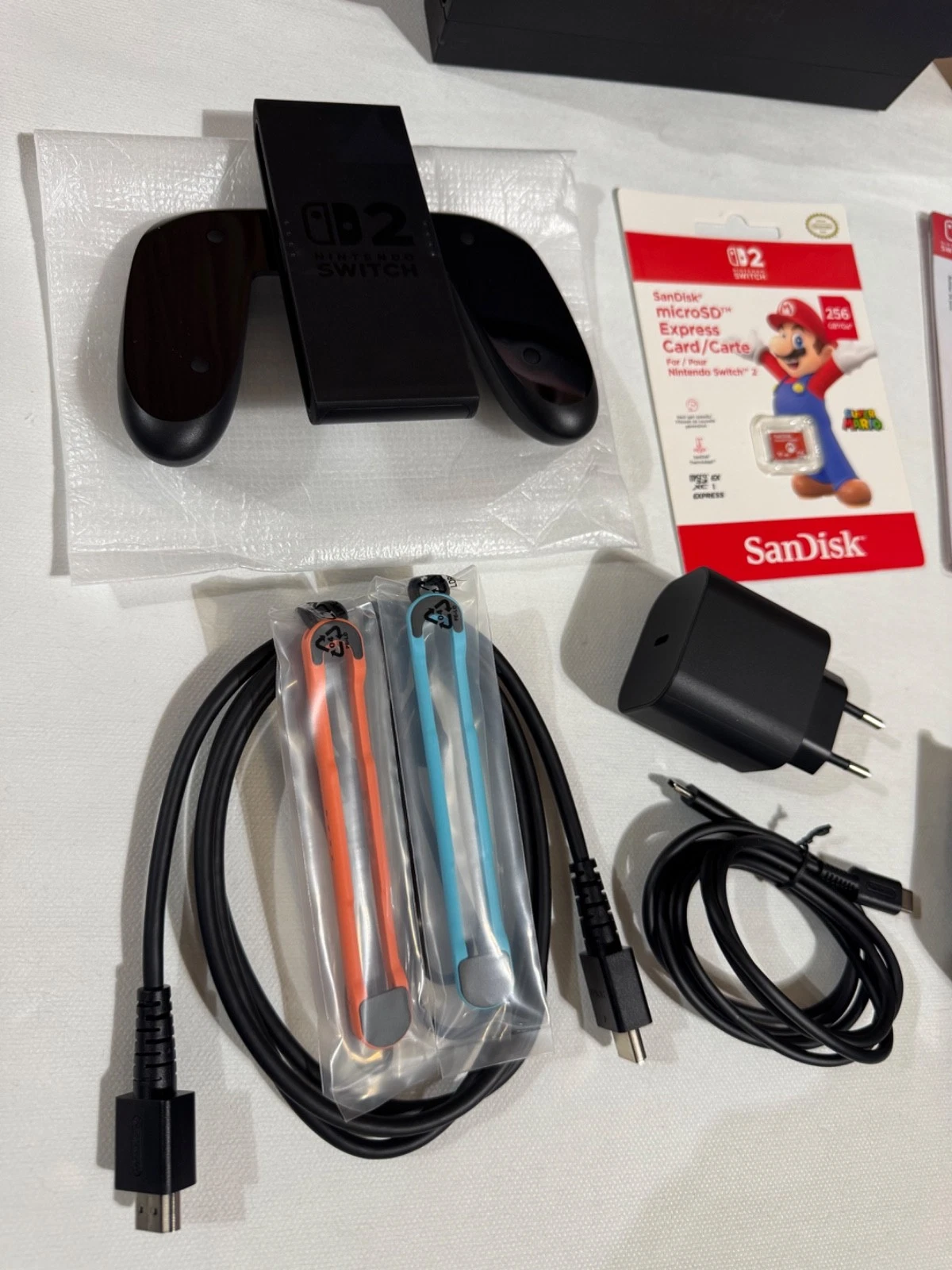 Nintendo Switch 2 - Zelda TotK + 256GB SD + Mumba Case + Accessory Bundle LIKE NEW- thumbnail 4